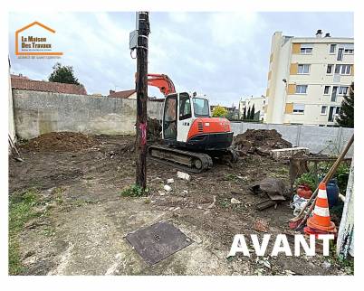 Pendant le terrassement