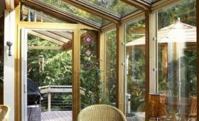 construction d'une véranda en bois