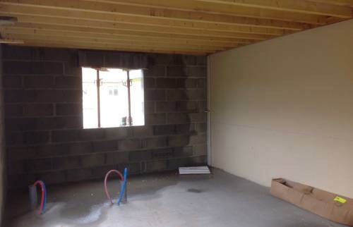 Intérieur de l'extension de maison