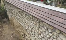 Nouveau mur en pierre et maçonnerie - Brie-Comte-Robert 77170