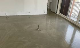 Réalisation d'une chape fluide à Asnières