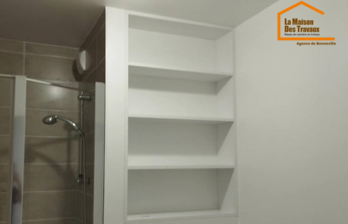 Bibliothèque Encastrée pour wc