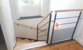 Escalier bois - métal d'intérieur à Saint-Malo