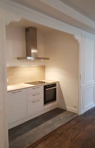 Rénovation finie Saint-Servan - espace cuisine