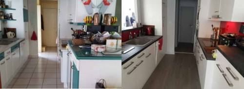 Cuisine avant-après : rénovation à petit budget à Bruz
