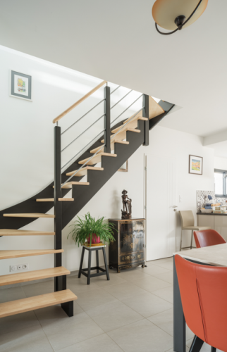 Surélévation de maison à Vertou pour créer une chambre chambre avec mezzanine