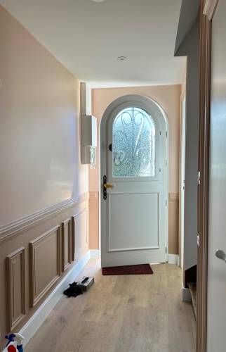 Porte intérieure rénovée - Maison rénovée et moderne