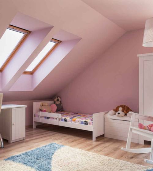 Une des 2 chambres après aménagement - Nantes 44