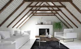 Combles aménagés après rénovation