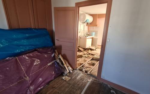 Cloisonnement avant démolition