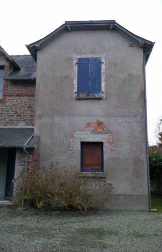 Ravalement - enduis gratté - maisons Saint-Briac (avant travaux)