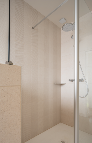 Création d'une lucarne au sud de Nantes - salle de bain - douche