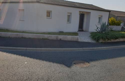 Vue générale de l'ancienne façade