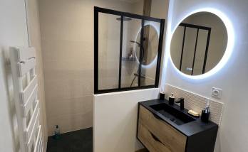 Rénovation d'une salle de bains à Mozé sur Louet 49610          