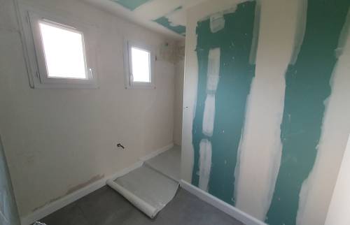 Travaux en Cours : Installation de Nouvelle Douche