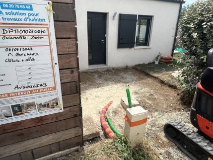 Aménagement d'une cour