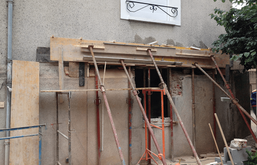 Installation de fenêtres fixes