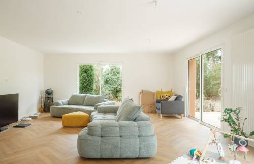 Rénovation intérieure d’une maison des années 2000- Vertou (44120)-salon