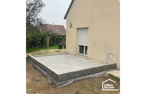 création dalle béton 