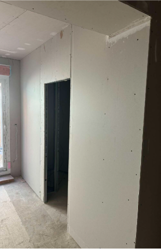 Réimplantation des espaces cuisine et salle de bain pour un maintien à domicile de personne agée