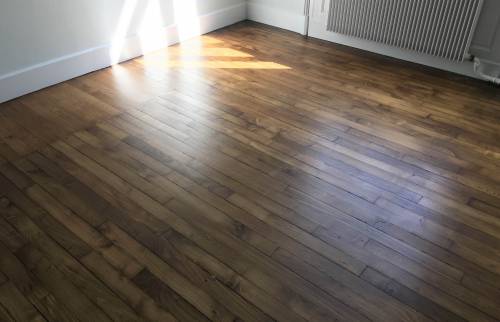 Rénovation parquet massif durant pose finition huilée -  Achères – 78260 –