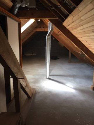 Combles avant travaux de rénovation et d'aménagement - Nantes 44