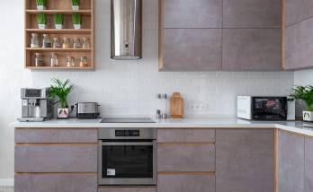 rénovation d'une cuisine moderne à Obernai
