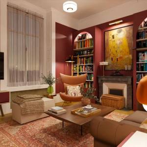 Vue d'ensemble de la rénovation d'un salon 