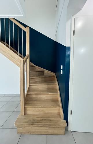 Rénovation d'un escalier en bois (69160 TASSIN LA DEMI LUNE)