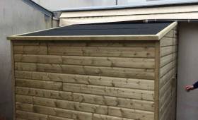 Création d'une abri de jardin en bois à Deauville