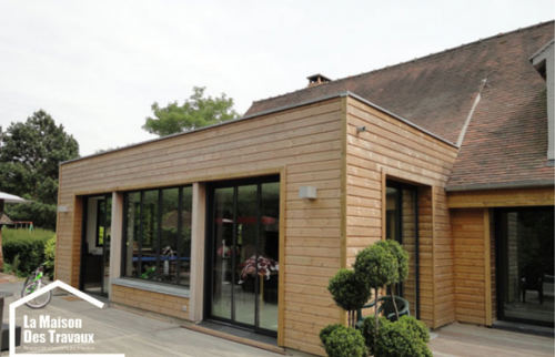Création d'une extension ossature bois