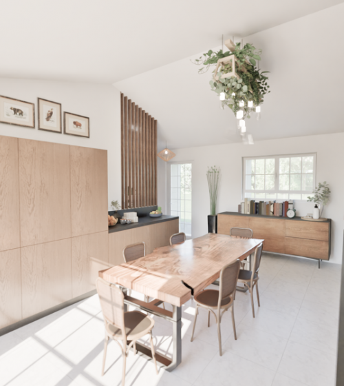 Visuels 3D - Rénovation de toiture à Vertou et rénovation de maison