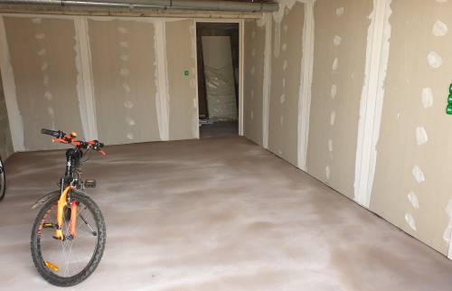 Vue sur le placo fini