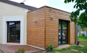 extension en ossature bois