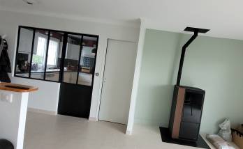 La verrière et le poêle