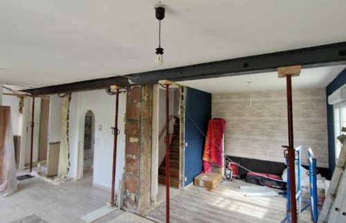 Séjour pendant rénovation 