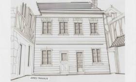 Dessin architecte façade 2 Rouen Gare La Maison des Travaux Rouen 