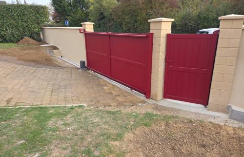 Après - Muret clôture Portail et portillon La Maison des Travaux Evreux Louviers 2