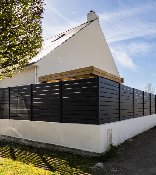 Installation d'une clôture 