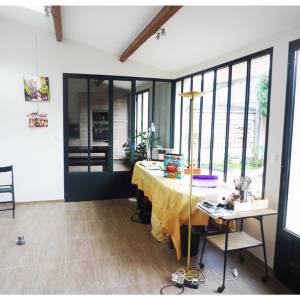 Travaus d'extension : aménagement d'un atelier d'artiste