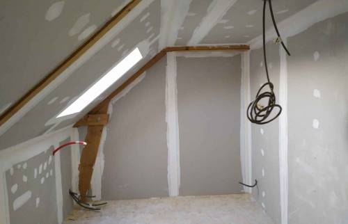 combles en cours d'aménagement