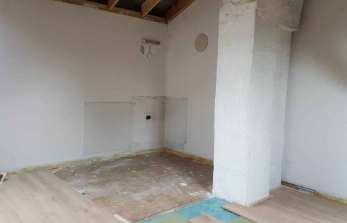 Réalisation d'un Escalier double - Lyon / Villeurbanne - Avant Travaux