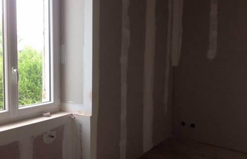 Pose des doublages et enduits