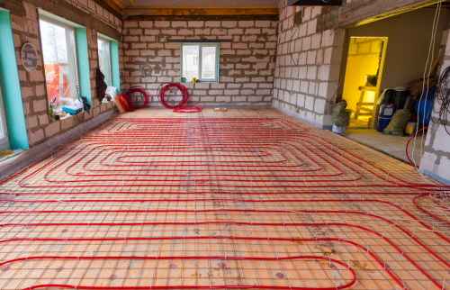 Chauffage au sol maison Beaune