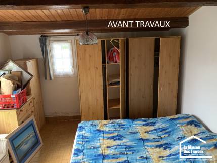 Chambre avant travaux de rénovation