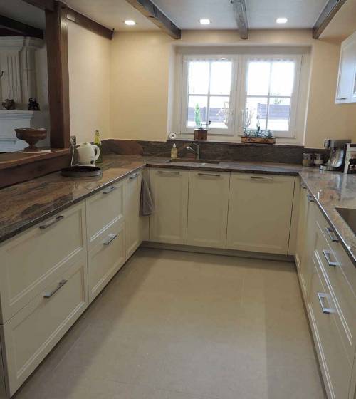 Rénovation de sol avec un carrelage aminci