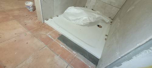 Le receveur de douche