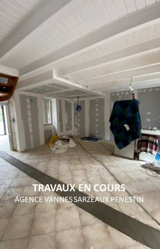 Travaux de rénovation de cuisine dans une maison secondaire à Arzon