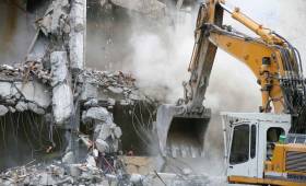 Travaux de démolition