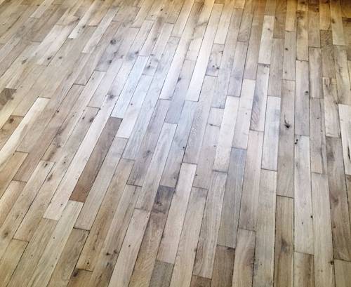 Détail - Travaux terminés - Parquet rénover tendance industrielle